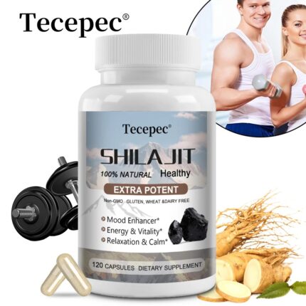 Shilajit Supplement - Rich in trace minerals and fulvic acid for energy, digestion, skin and immunity, endurance